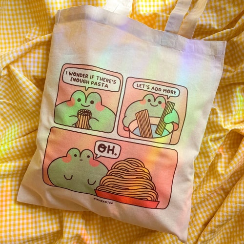 Tote bag - Bobby is cooking pasta