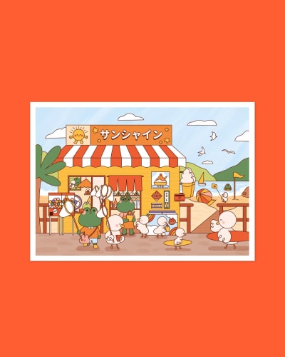 Affiche - Summer vacation