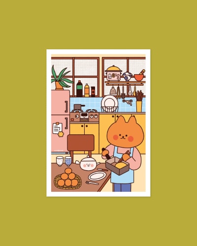 Affiche - Omelette time