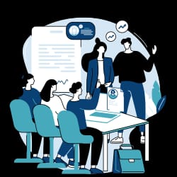 Illustration d'équipe