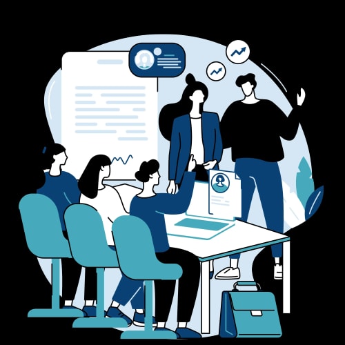 Illustration d'équipe