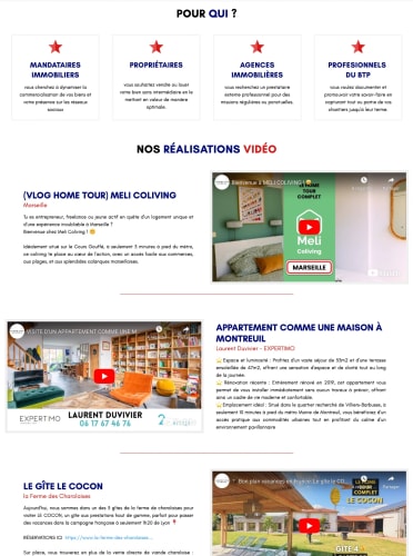 HEXAGHOME - Site vitrine