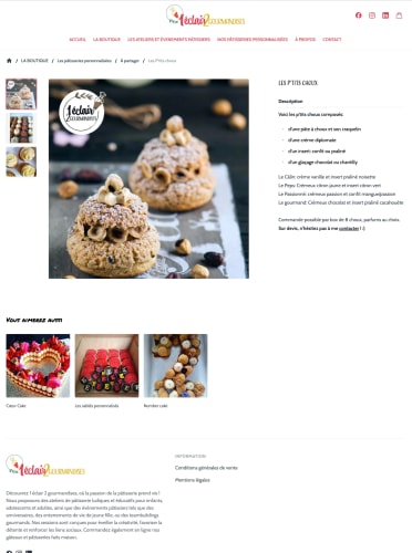 1 ÉCLAIR 2 GROUMANDISES - Site e-commerce