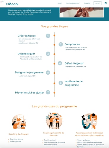 EMGENI - Site Vitrine