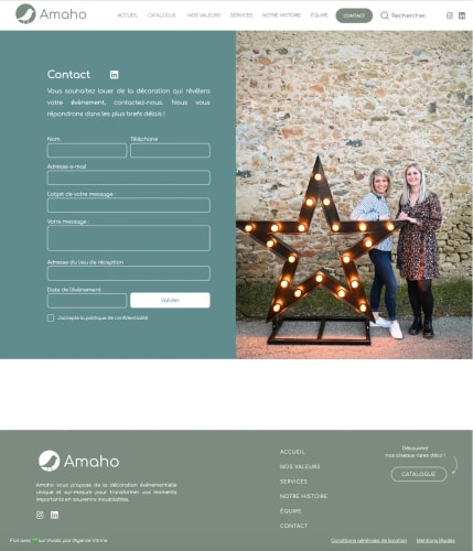 AMAHO - Site e-Commerce