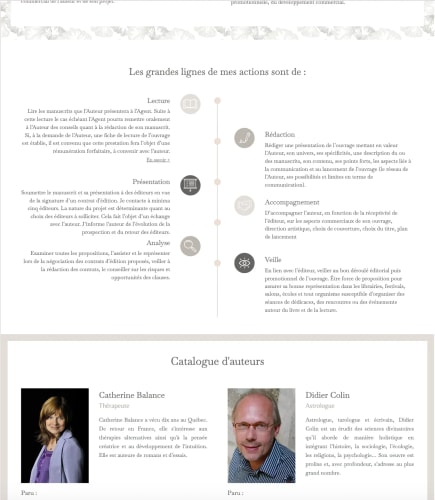 LES BELLES PERSONNES - Site Vitrine