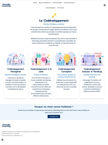 SERENDIP COACHING - Site vitrine