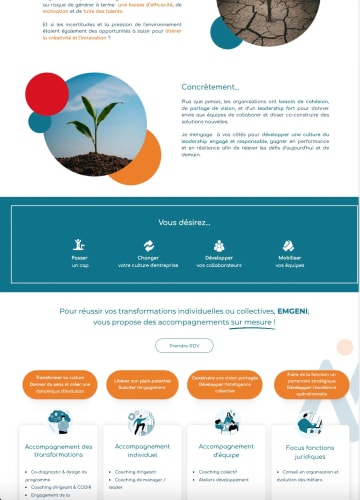 EMGENI - Site Vitrine