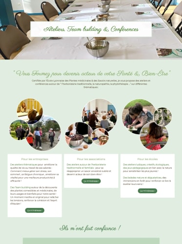 NATURE SENSORIELLE - Site vitrine