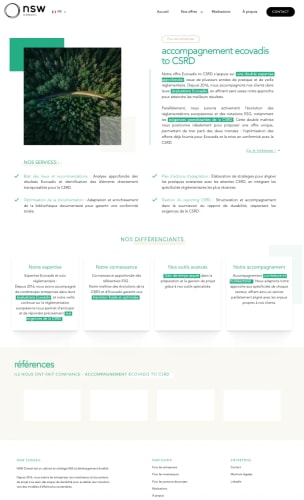 NSW CONSEIL - Site Vitrine