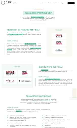 NSW CONSEIL - Site Vitrine