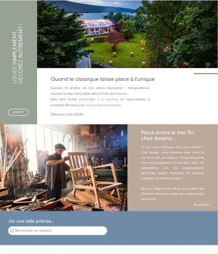 AMAHO - Site e-Commerce