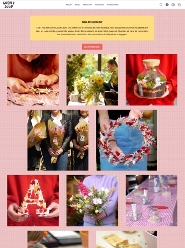 GUEULE DE LOUP - Site e-commerce