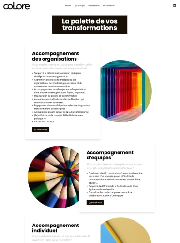 COLORE - Site vitrine