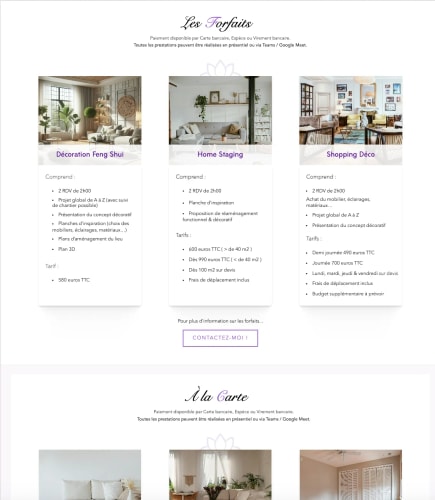 INÈS HOME DESIGN - Site Vitrine