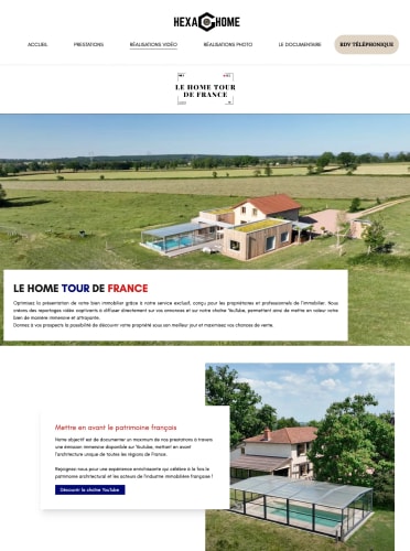 HEXAGHOME - Site vitrine