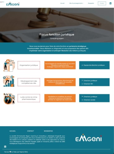EMGENI - Site Vitrine