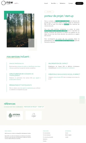 NSW CONSEIL - Site Vitrine