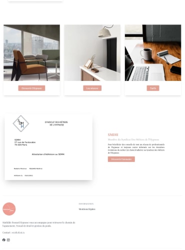 MP HYPNOSE - Site vitrine
