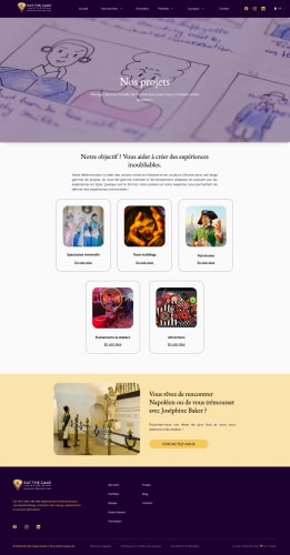 EAT THE CAKE STUDIO - Site vitrine