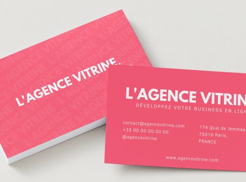 L'AGENCE VITRINE - Charte graphique