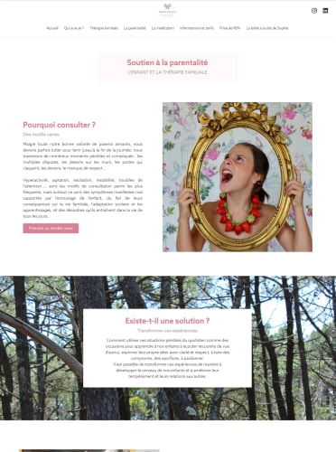 SOPHIE DIONNET - Site vitrine