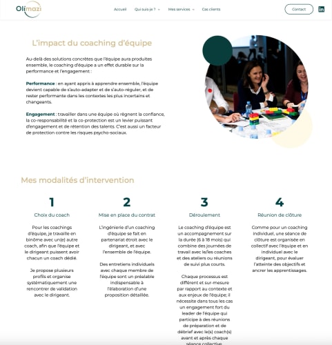 OLIMAZI - Site vitrine