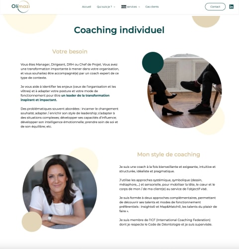 OLIMAZI - Site vitrine