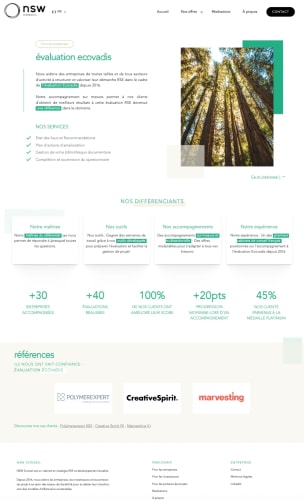 NSW CONSEIL - Site Vitrine