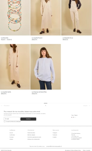 CHRISTINE MERCADIER - Site Vitrine