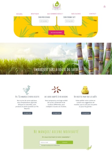 LA ROUTE DU SUCRE - Site e-commerce