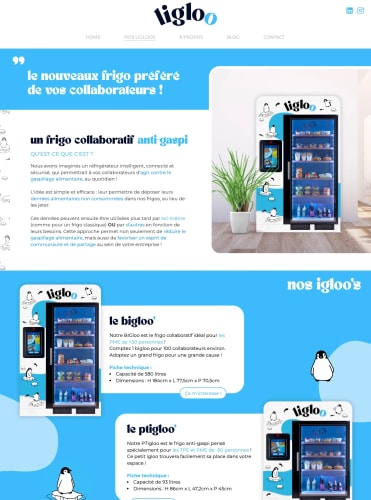 LIGLOO - Site vitrine