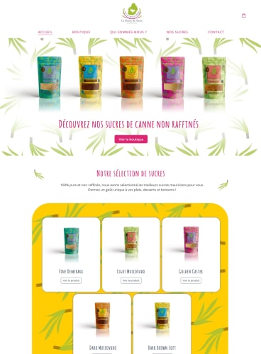 LA ROUTE DU SUCRE - Site e-commerce