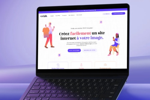 VIVLAB - Site vitrine