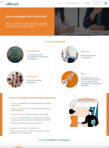 EMGENI - Site Vitrine