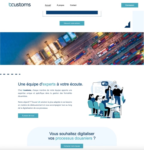BCUSTOMS - Site vitrine