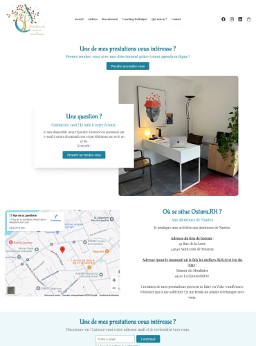 OSTARA RH - Site vitrine