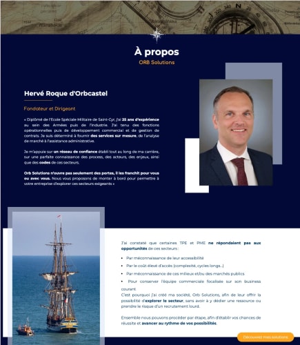 ORB SOLUTIONS - Site Vitrine
