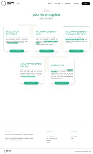 NSW CONSEIL - Site Vitrine