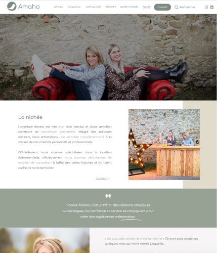 AMAHO - Site e-Commerce