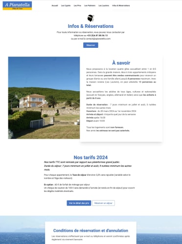 A PIANATELLA - Site vitrine