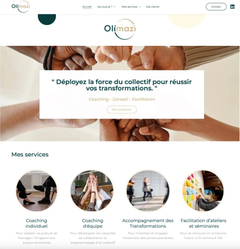 OLIMAZI - Site vitrine