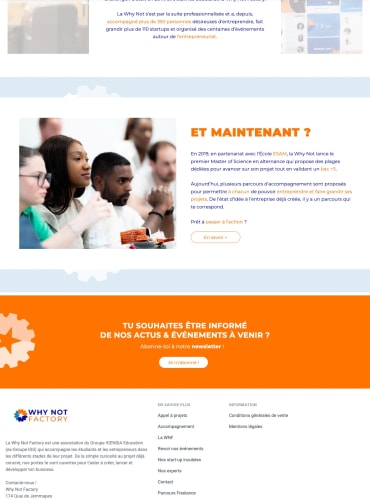 THE WHY NOT FACTORY - Site Vitrine