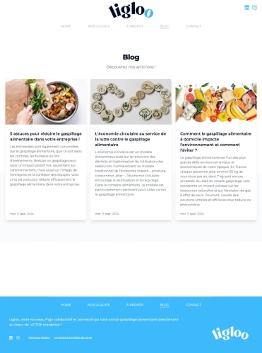 LIGLOO - Site vitrine