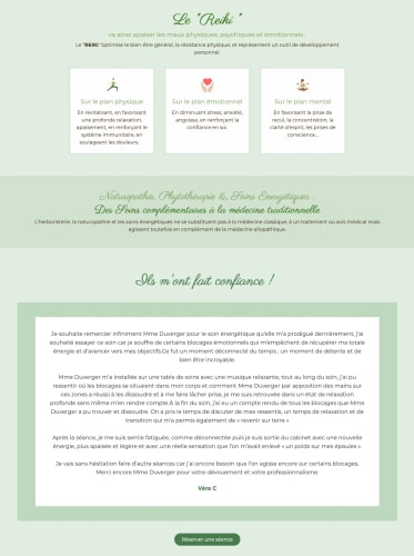 NATURE SENSORIELLE - Site vitrine