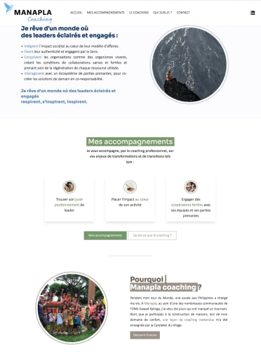 MANAPLA COACHING- Site vitrine
