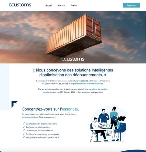BCUSTOMS - Site vitrine