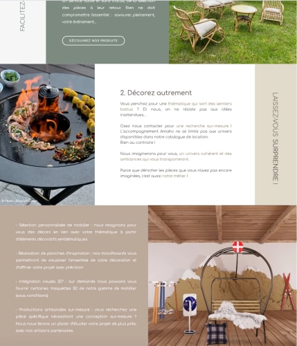 AMAHO - Site e-Commerce