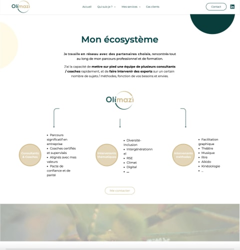 OLIMAZI - Site vitrine