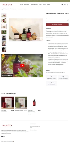 MUSOYA - Site e-commerce